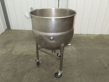 Legion LT-40 Stationary Direct Steam Kettle 40 Gallon Food Grade Mixing Tank