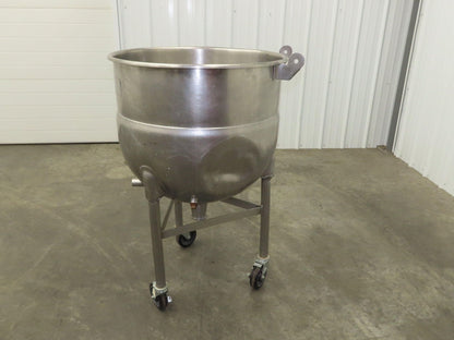 Legion LT-40 Stationary Direct Steam Kettle 40 Gallon Food Grade Mixing Tank