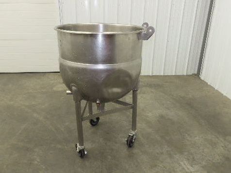 Legion LT-40 Stationary Direct Steam Kettle 40 Gallon Food Grade Mixing Tank