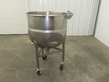 Legion LT-40 Stationary Direct Steam Kettle 40 Gallon Food Grade Mixing Tank