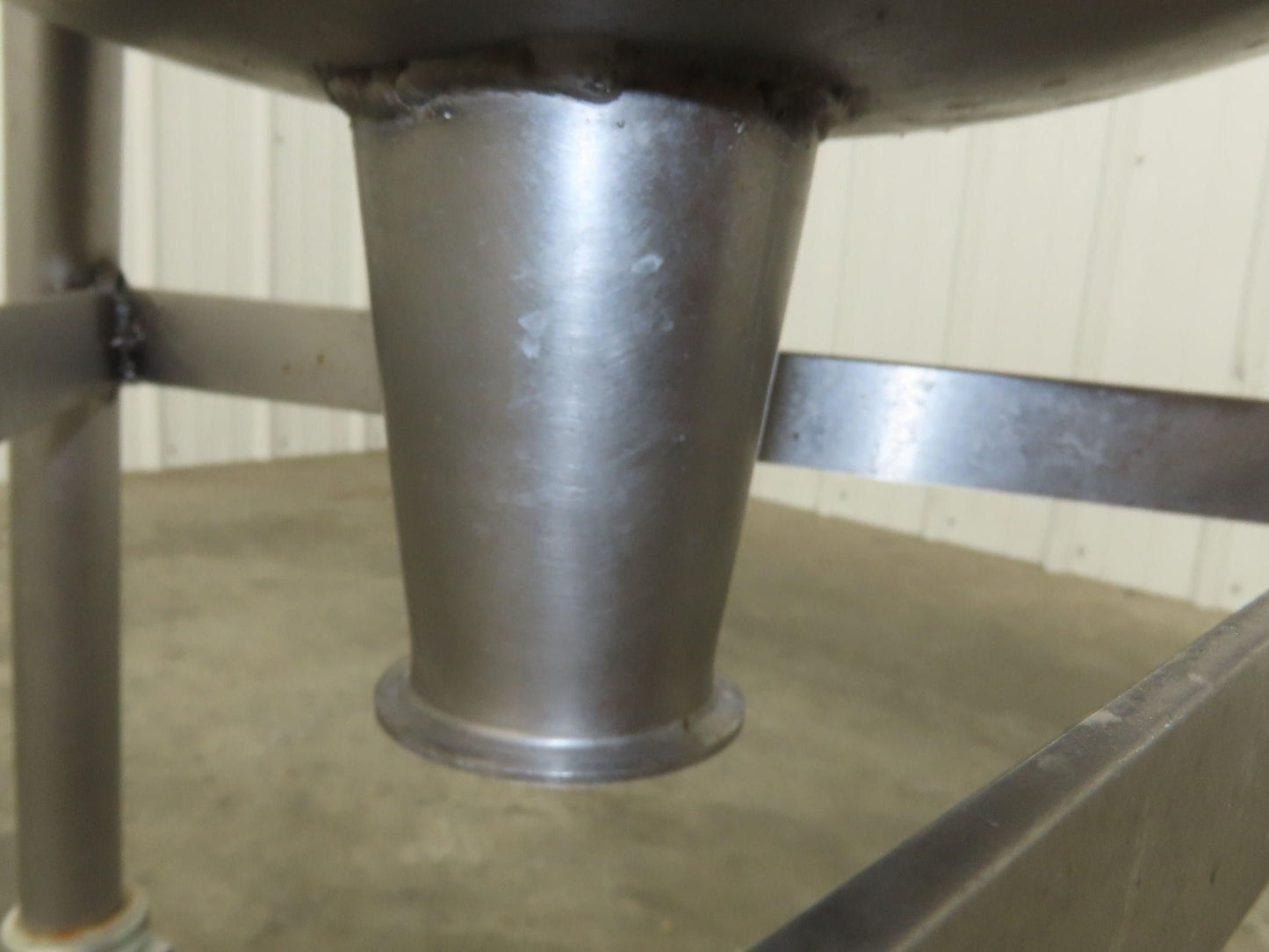 Legion LT-40 Stationary Direct Steam Kettle 40 Gallon Food Grade Mixing Tank