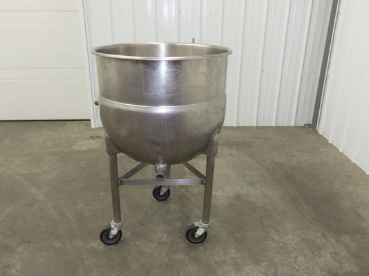 Legion LT-40 Stationary Direct Steam Kettle 40 Gallon Food Grade Mixing Tank