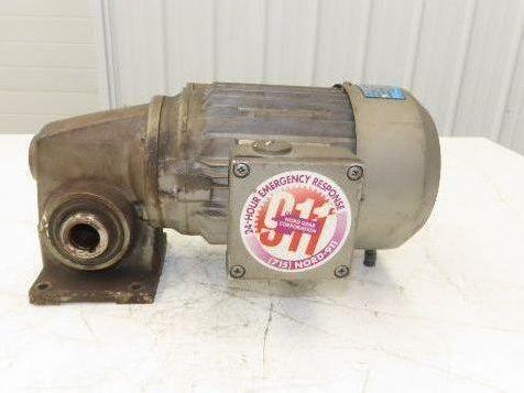 Nord 1S50A-80 L/4 Gearmotor 6.8:1 Reducer 257rpm 1Hp 230/460V Hollow Shaft