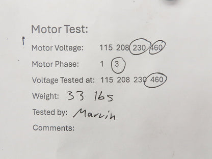 Nord 1S50A-80 L/4 Gearmotor 6.8:1 Reducer 257rpm 1Hp 230/460V Hollow Shaft