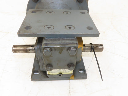 Baldor Winsmith Gearmotor 5:1 Reducer 345rpm .75Hp 460v 3ph Dual Output