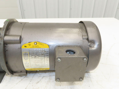 Baldor Winsmith Gearmotor 5:1 Reducer 345rpm .75Hp 460v 3ph Dual Output