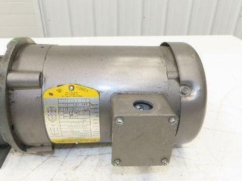 Baldor Winsmith Gearmotor 5:1 Reducer 345rpm .75Hp 460v 3ph Dual Output