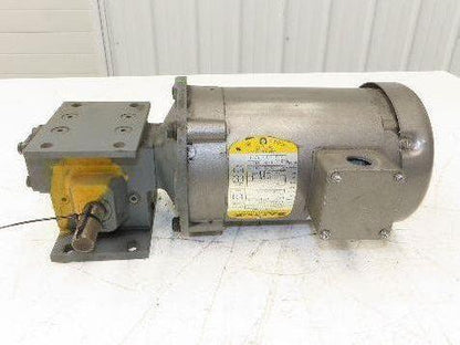 Baldor Winsmith Gearmotor 5:1 Reducer 345rpm .75Hp 460v 3ph Dual Output