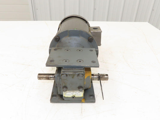 Baldor Winsmith Gearmotor 5:1 Reducer 345rpm .75Hp 460v 3ph Dual Output