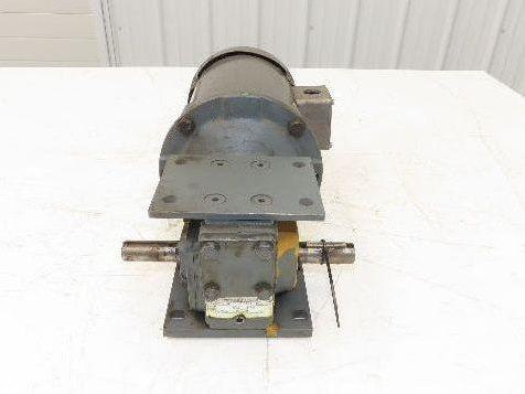 Baldor Winsmith Gearmotor 5:1 Reducer 345rpm .75Hp 460v 3ph Dual Output
