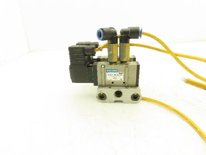 SMC VFS2120-5D-02-XD1 4/5 Pneumatic Solenoid Valve with 5-Station Manifold 24VDC