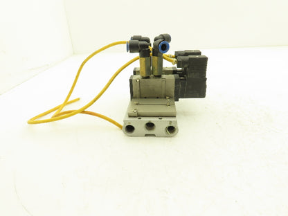 SMC VFS2120-5D-02-XD1 4/5 Pneumatic Solenoid Valve with 5-Station Manifold 24VDC