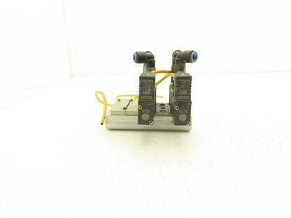 SMC VFS2120-5D-02-XD1 4/5 Pneumatic Solenoid Valve with 5-Station Manifold 24VDC