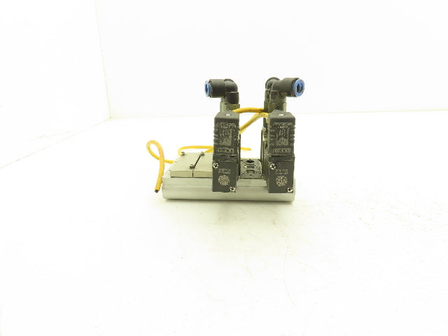 SMC VFS2120-5D-02-XD1 4/5 Pneumatic Solenoid Valve with 5-Station Manifold 24VDC