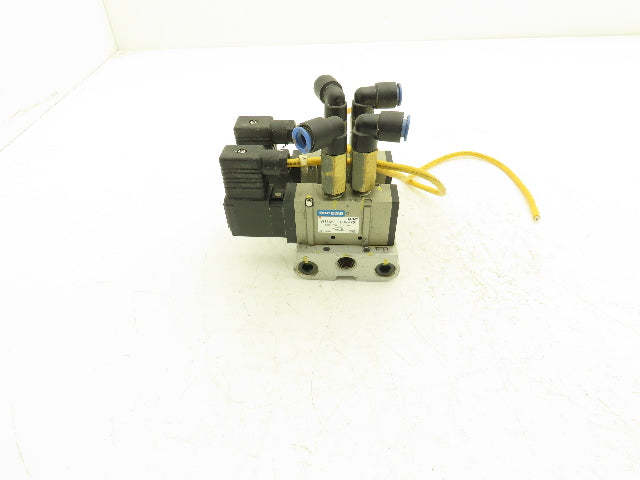 SMC VFS2120-5D-02-XD1 4/5 Pneumatic Solenoid Valve with 5-Station Manifold 24VDC