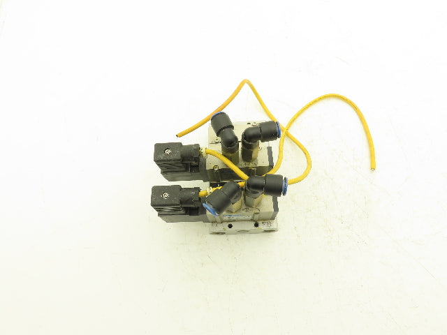 SMC VFS2120-5D-02-XD1 4/5 Pneumatic Solenoid Valve with 5-Station Manifold 24VDC