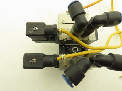 SMC VFS2120-5D-02-XD1 4/5 Pneumatic Solenoid Valve with 5-Station Manifold 24VDC