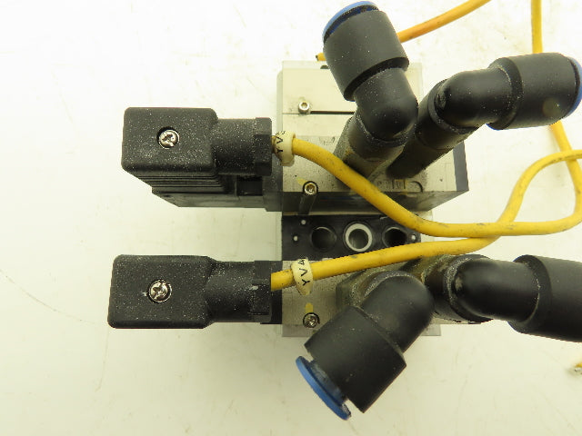 SMC VFS2120-5D-02-XD1 4/5 Pneumatic Solenoid Valve with 5-Station Manifold 24VDC