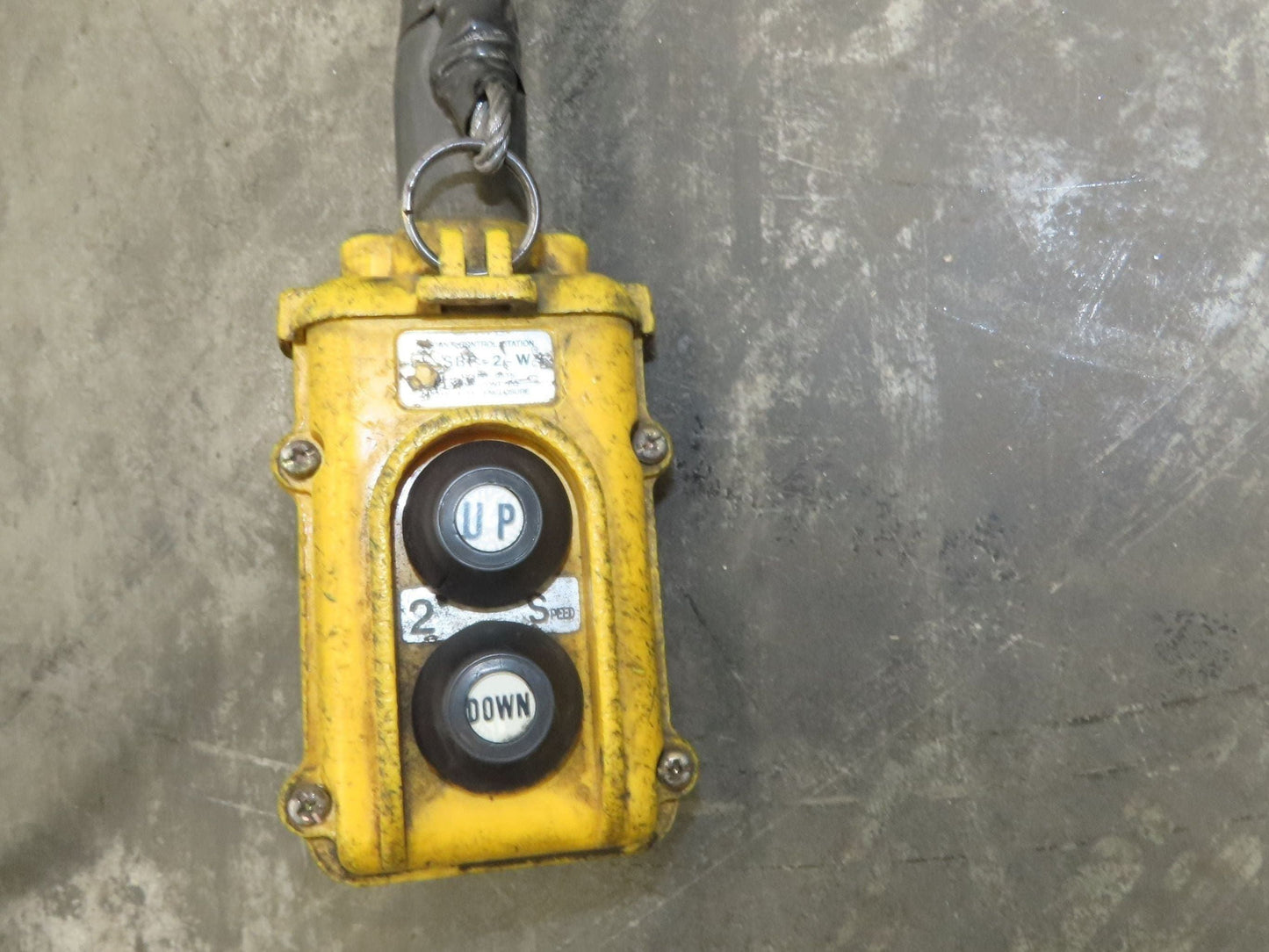 Demag DKUN 10-1000 2200 Lb 1 Ton Electric Chain Hoist 18' Lift 12/50 FPM 2 Speed