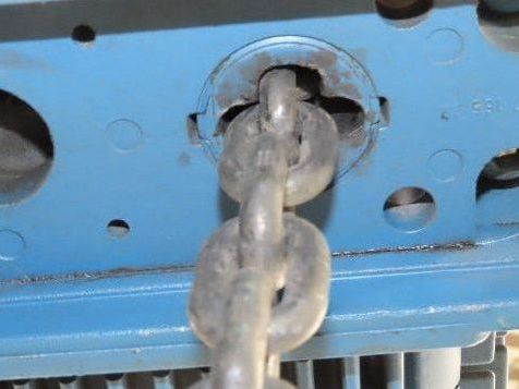 Demag DKUN 10-1000 2200 Lb 1 Ton Electric Chain Hoist 18' Lift 12/50 FPM 2 Speed