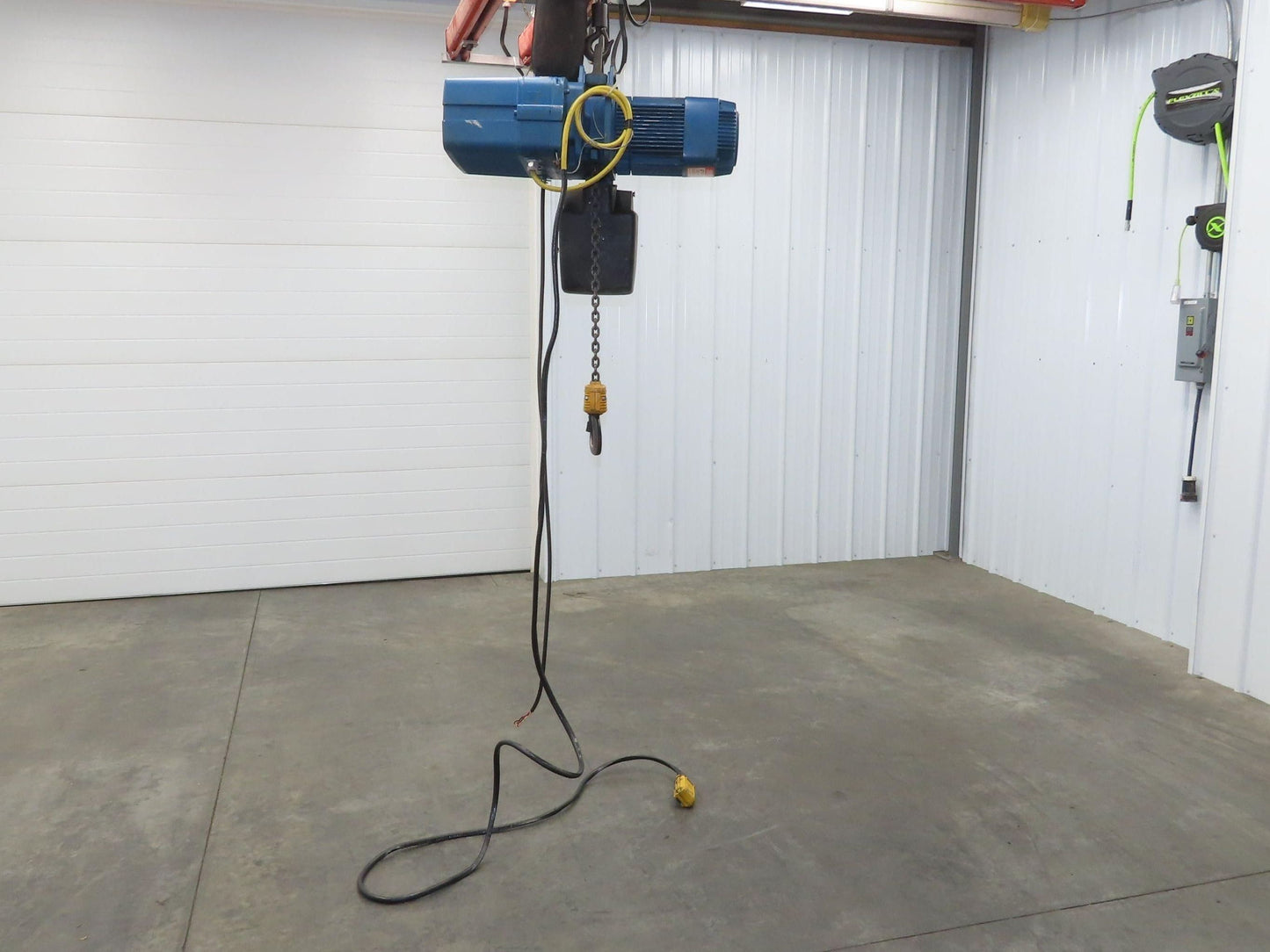 Demag DKUN 10-1000 2200 Lb 1 Ton Electric Chain Hoist 18' Lift 12/50 FPM 2 Speed