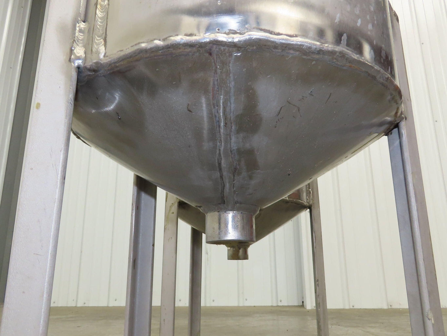 Stainless Steel Receiving Hopper 8 Gallon Tank 304 Grade Lot of 2