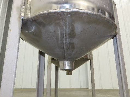 Stainless Steel Receiving Hopper 8 Gallon Tank 304 Grade Lot of 2