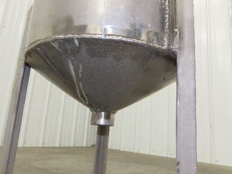 Stainless Steel Receiving Hopper 8 Gallon Tank 304 Grade Lot of 2