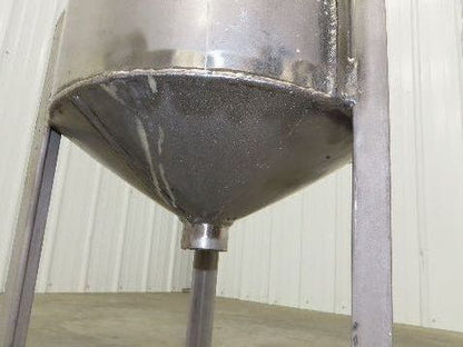 Stainless Steel Receiving Hopper 8 Gallon Tank 304 Grade Lot of 2