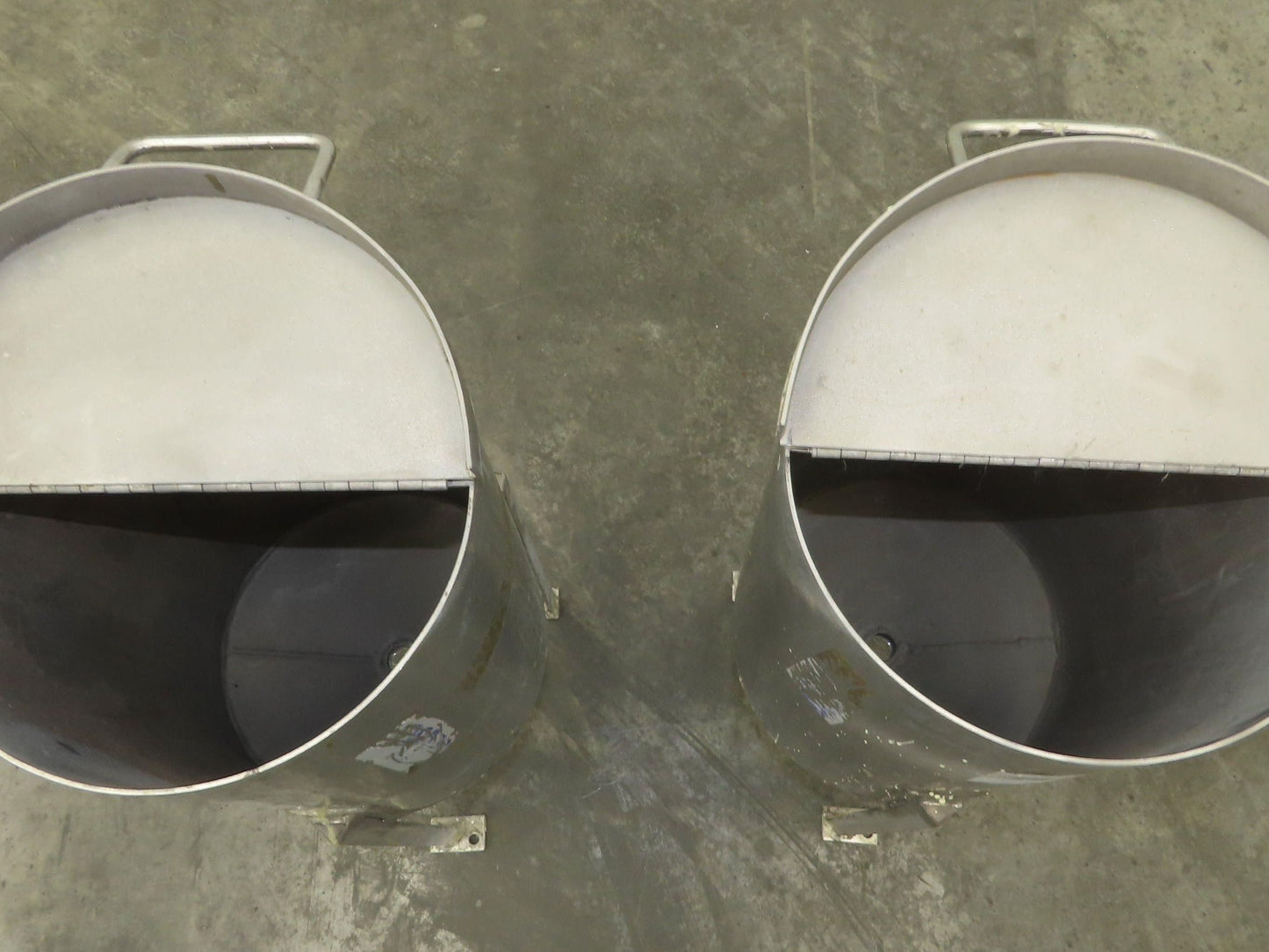 Stainless Steel Receiving Hopper 8 Gallon Tank 304 Grade Lot of 2