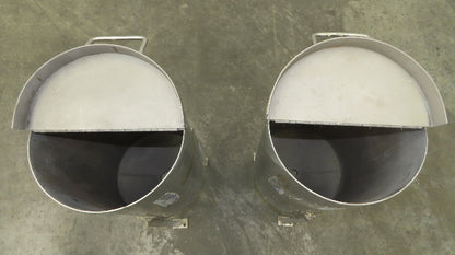 Stainless Steel Receiving Hopper 8 Gallon Tank 304 Grade Lot of 2