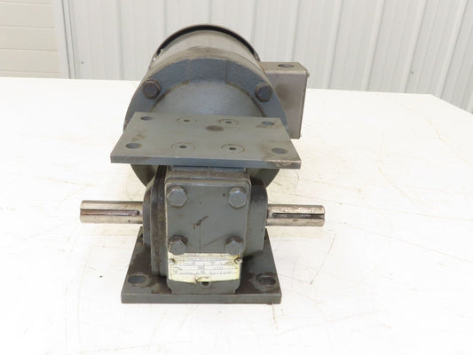 Baldor Winsmith Gearmotor 5:1 Reducer 345rpm 1Hp 460v 3ph Dual Output