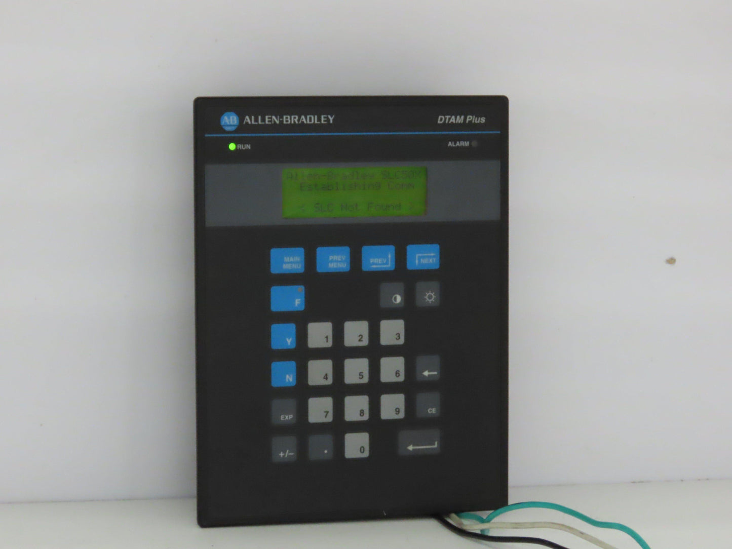 Allen Bradley 2707-L8P2X DTAM Plus HMI Control Panel Ser C Rev C