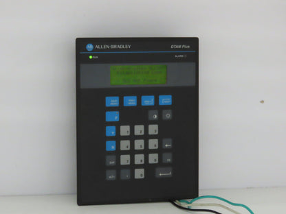 Allen Bradley 2707-L8P2X DTAM Plus HMI Control Panel Ser C Rev C