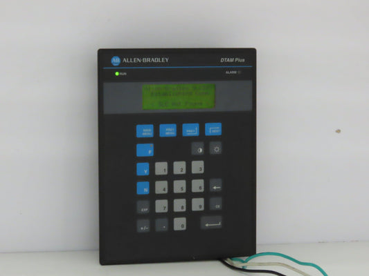 Allen Bradley 2707-L8P2X DTAM Plus HMI Control Panel Ser C Rev C