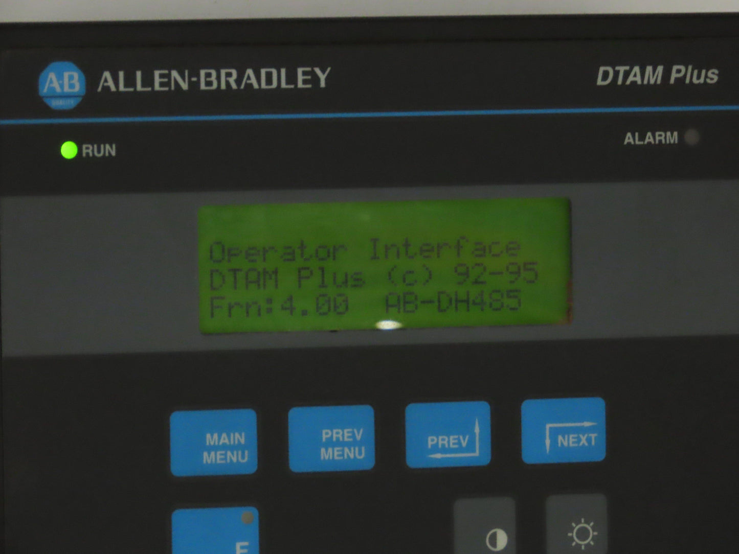 Allen Bradley 2707-L8P2X DTAM Plus HMI Control Panel Ser C Rev C