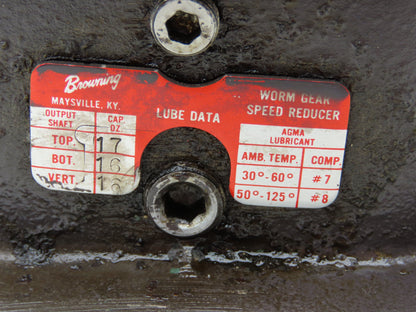 Browning N/A Gearbox 5:1 Reducer 350rpm 56C Dual Output