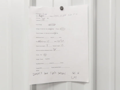 Demag DKUN 10-1000 2200 LB 1 Ton Electric Chain Hoist 17' Lift 12/50 FPM 460V