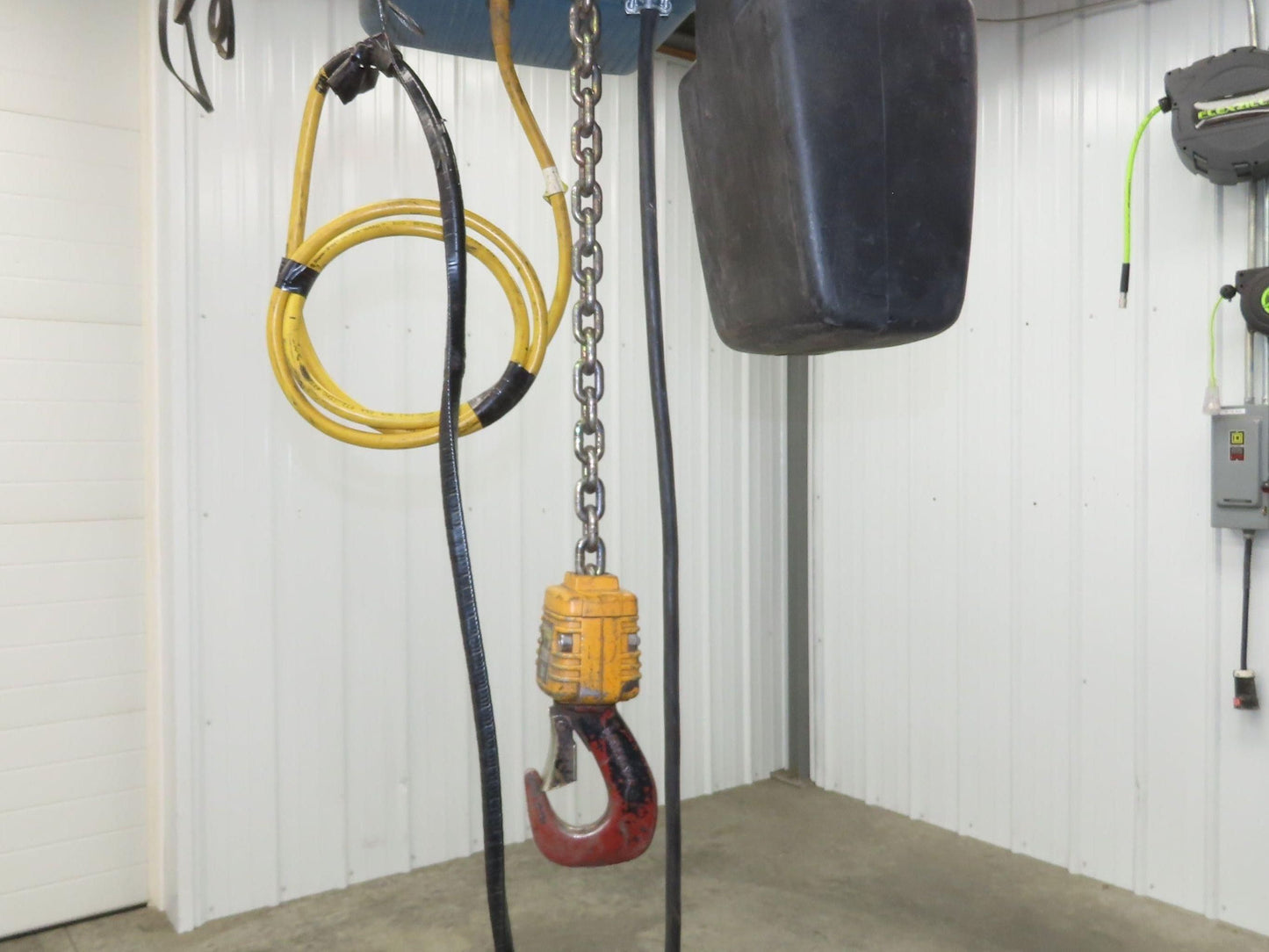 Demag DKUN 10-1000 2200 LB 1 Ton Electric Chain Hoist 17' Lift 12/50 FPM 460V