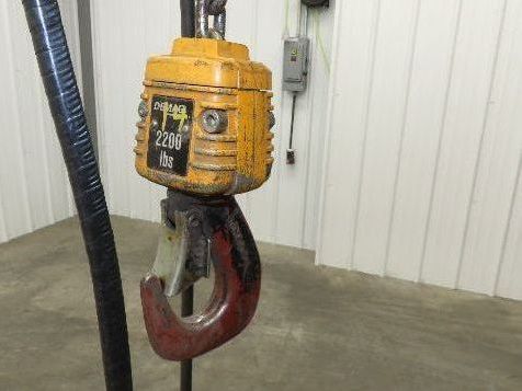 Demag DKUN 10-1000 2200 LB 1 Ton Electric Chain Hoist 17' Lift 12/50 FPM 460V