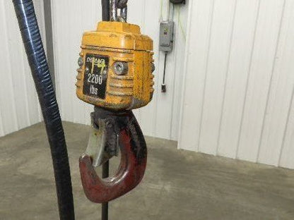 Demag DKUN 10-1000 2200 LB 1 Ton Electric Chain Hoist 17' Lift 12/50 FPM 460V