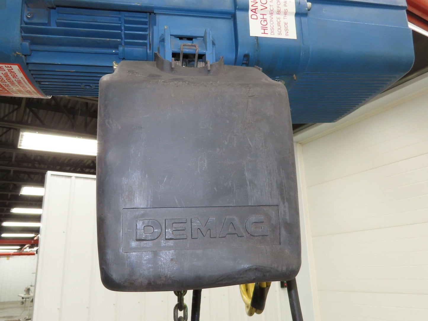 Demag DKUN 10-1000 2200 LB 1 Ton Electric Chain Hoist 17' Lift 12/50 FPM 460V