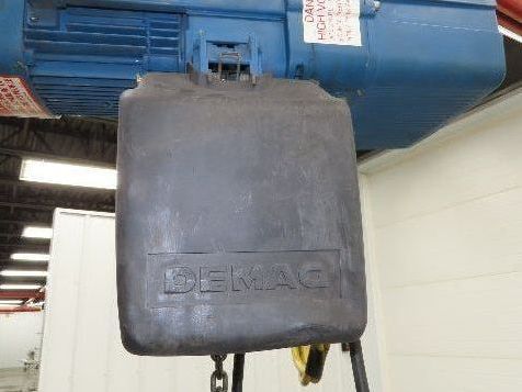 Demag DKUN 10-1000 2200 LB 1 Ton Electric Chain Hoist 17' Lift 12/50 FPM 460V