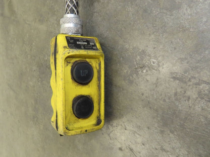 CM Lodestar R 2 Ton Electric Chain Hoist 15' Lift 8 FPM 230/460 Volt 3PH Tested