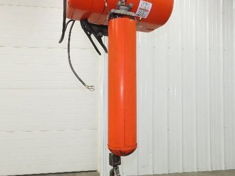 CM Lodestar L 1 Ton Electric Chain Hoist 20' Lift 16 FPM 635 Power Trolley 3PH