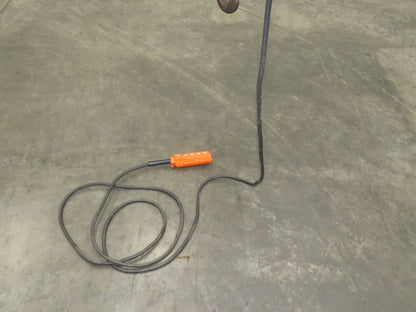 CM Lodestar L 1 Ton Electric Chain Hoist 20' Lift 16 FPM 635 Power Trolley 3PH