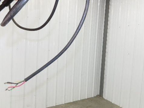 CM Lodestar L 1 Ton Electric Chain Hoist 20' Lift 16 FPM 635 Power Trolley 3PH