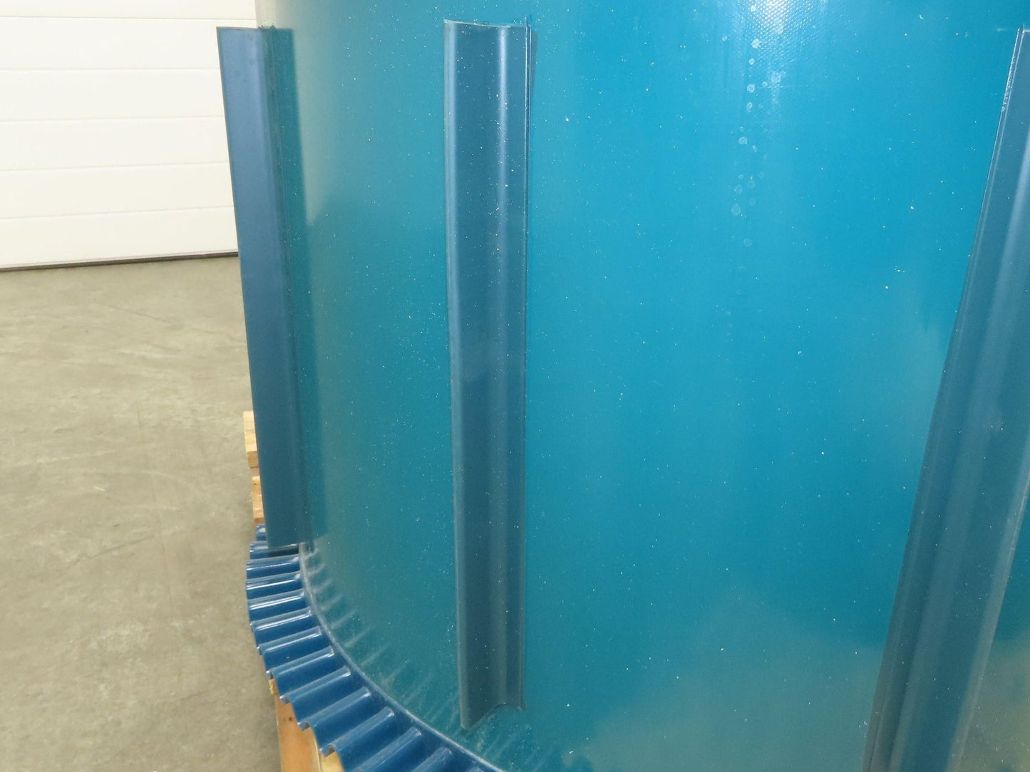 Incline Elevator Conveyor Belt Endless Green PVC Side-Wall Cleated 22.6"W x 38'L