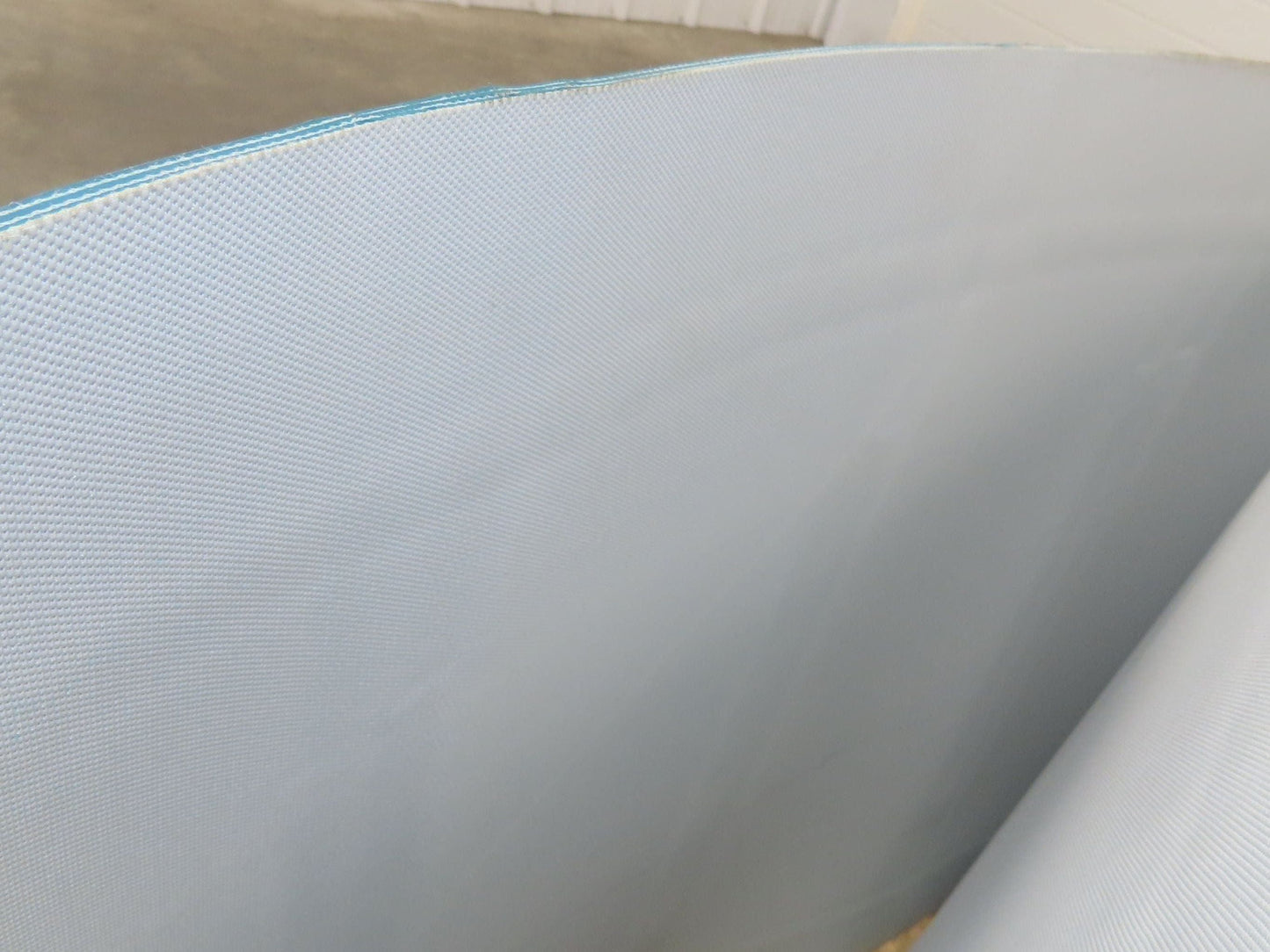 Incline Elevator Conveyor Belt Endless Green PVC Side-Wall Cleated 22.6"W x 47'L