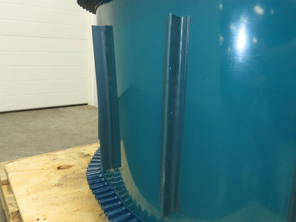 Incline Elevator Conveyor Belt Endless Green PVC Side-Wall Cleated 22.6"W x 47'L